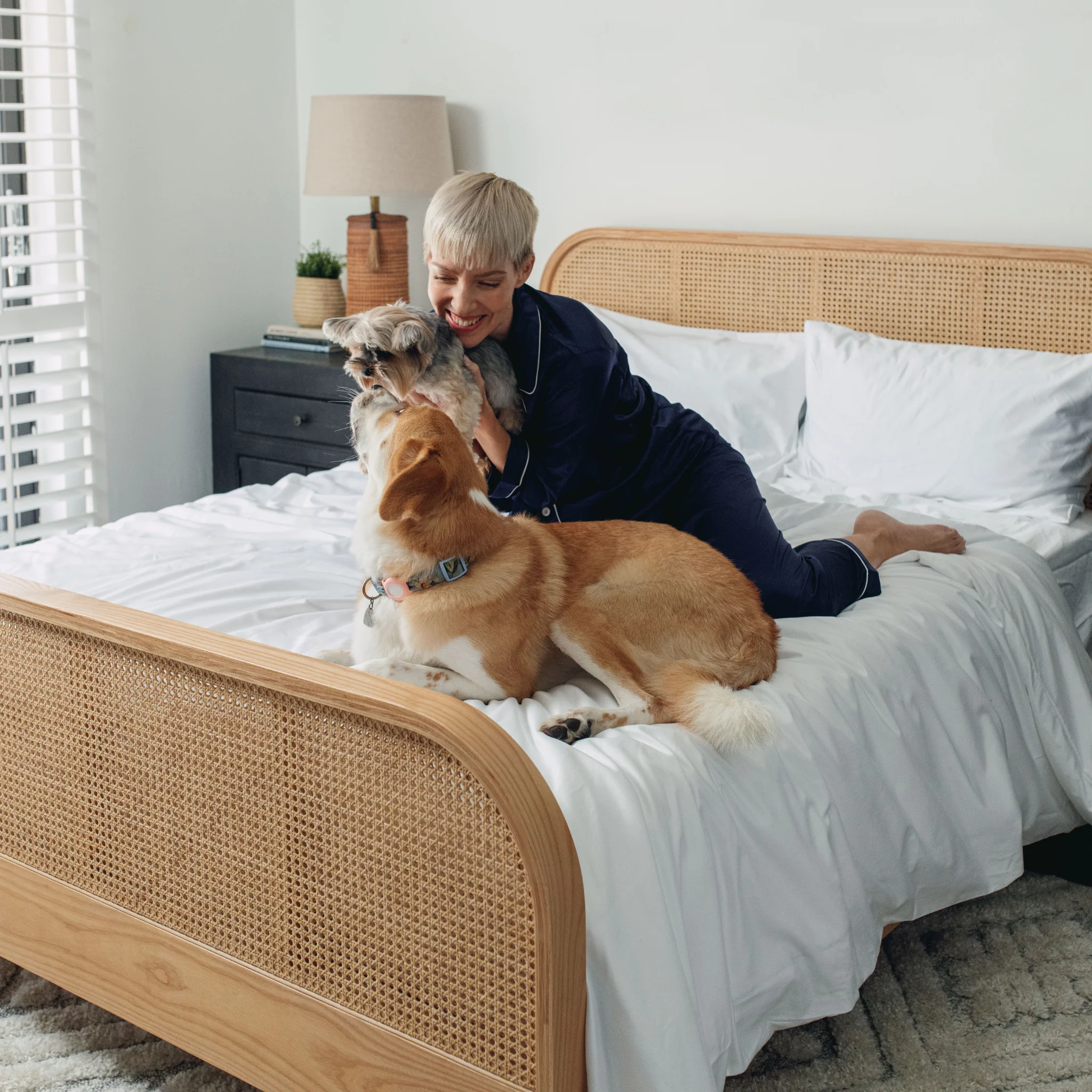 PupSheets™ Hair Resistant, Antimicrobial & Cooling Duvet Cover and Sham Set - White - Image 11