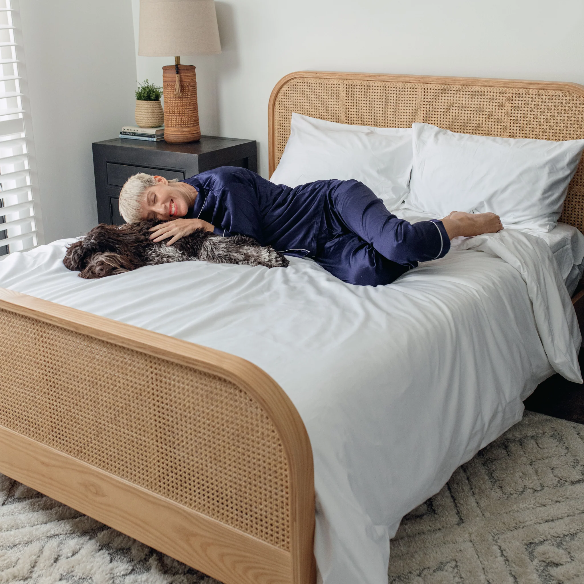 PupSheets™ Hair Resistant, Antimicrobial & Cooling Duvet Cover and Sham Set - White - Image 6