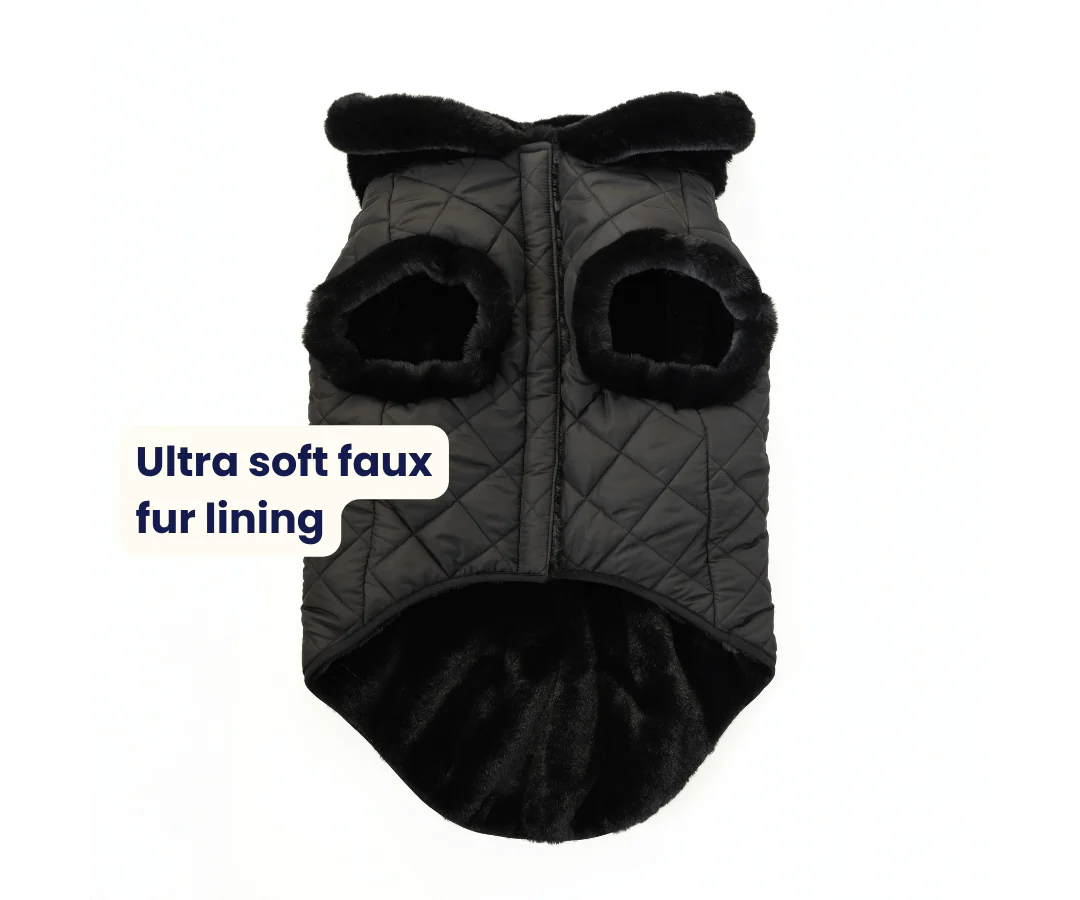 PolarPup™ Parka Dog Coat - Midnight Black - Image 7