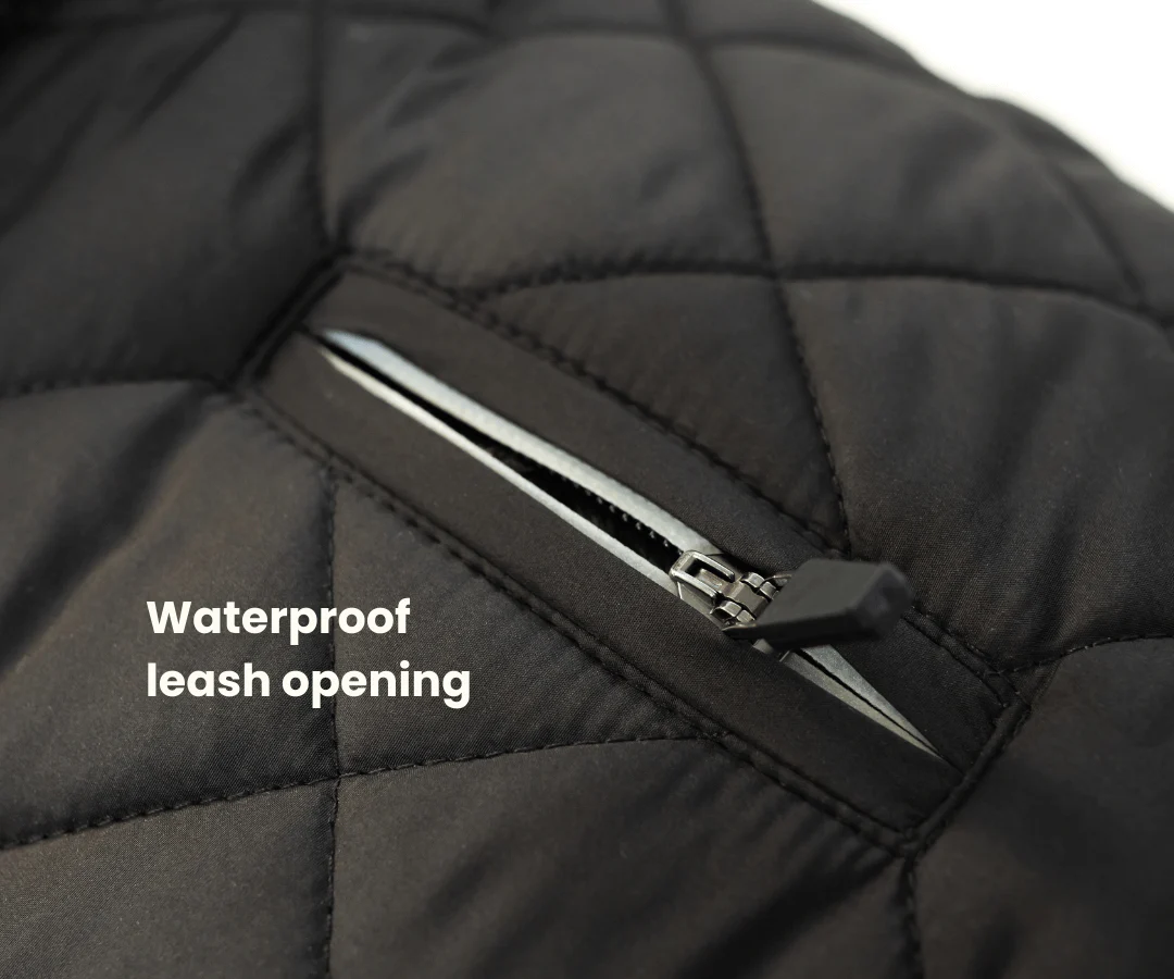 PolarPup™ Parka Dog Coat - Midnight Black - Image 8