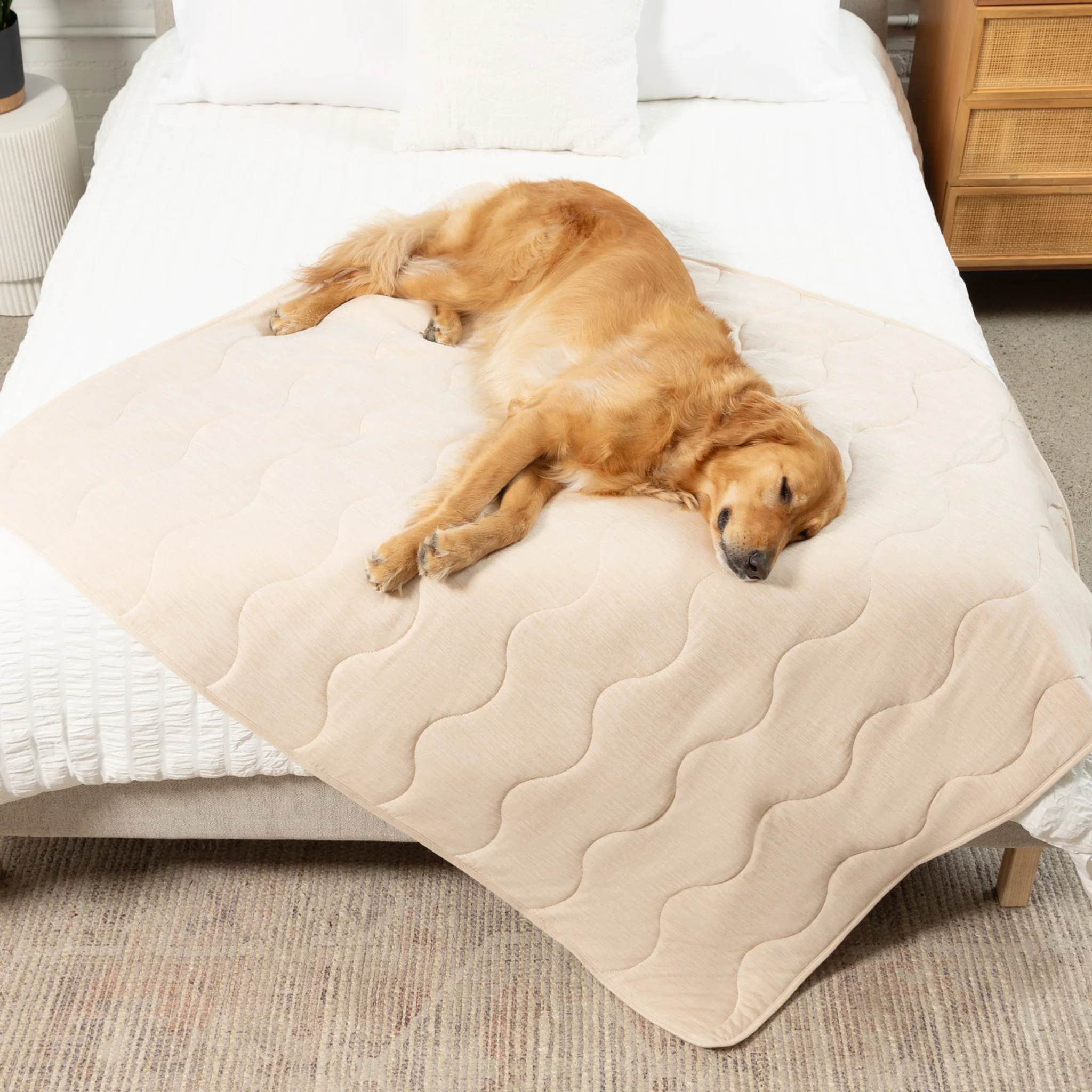 PupChill™ Cooling Waterproof Blanket - Arctic Sand - Image 13