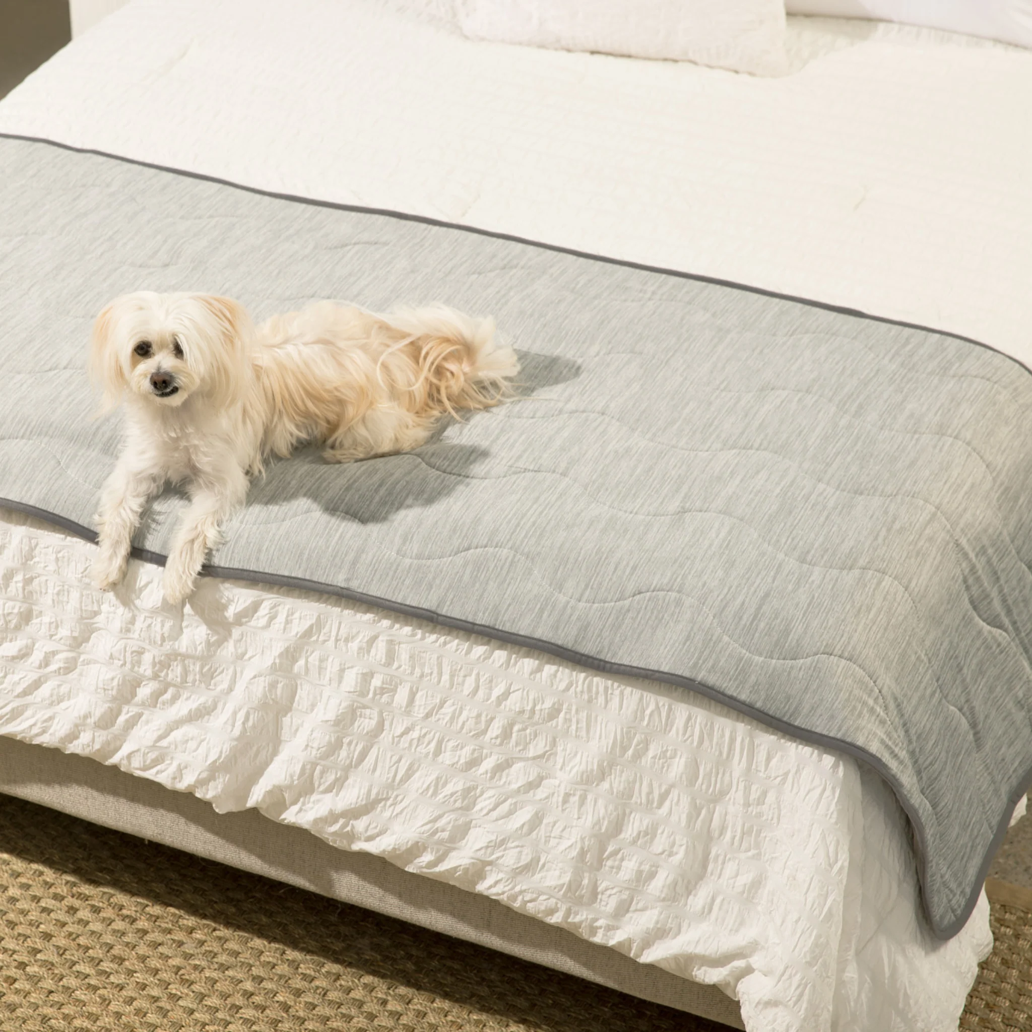 PupChill™ Cooling Waterproof Runner Blanket - Arctic Grey - Image 3