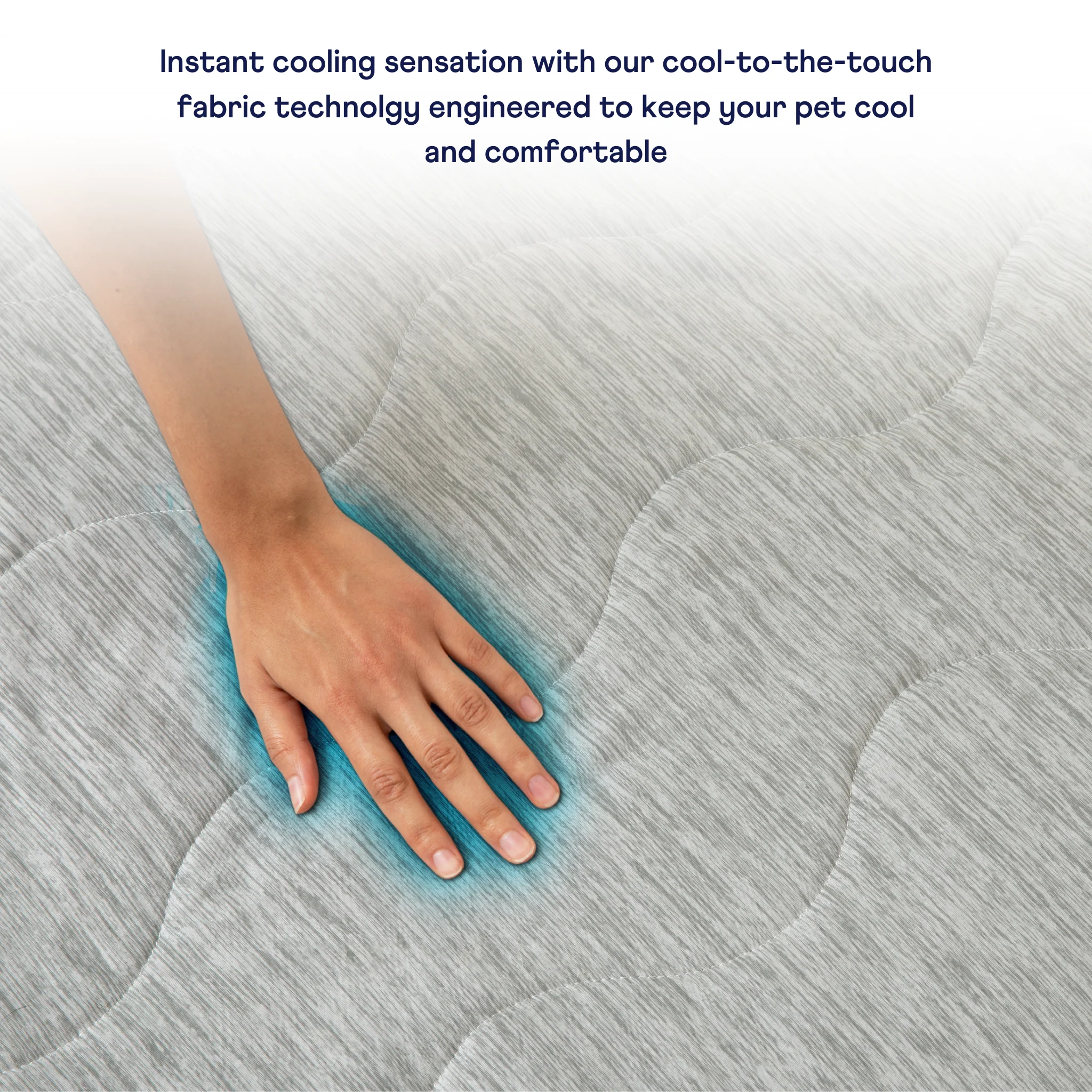 PupChill™ Cooling Waterproof Blanket - Arctic Grey - Image 5