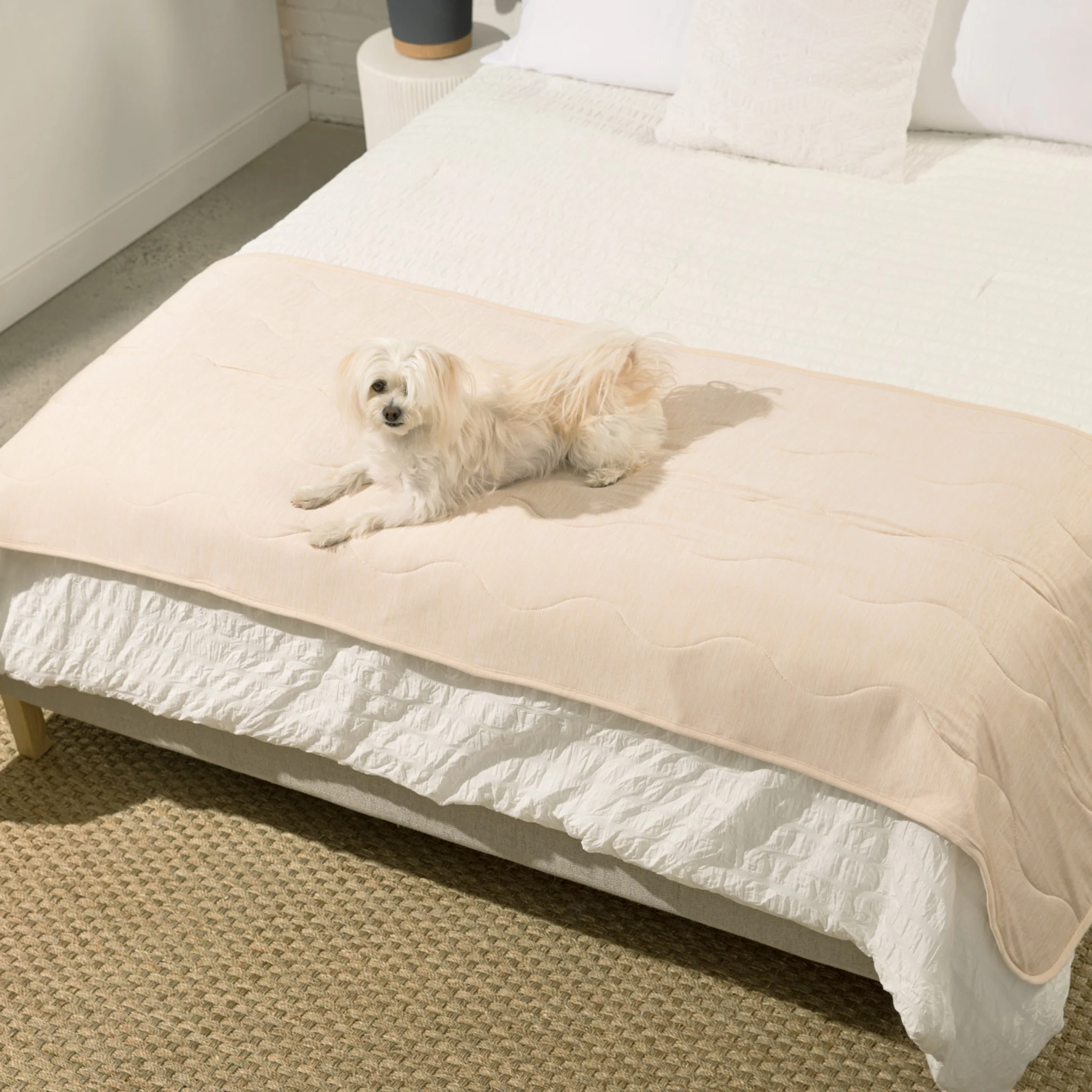 PupChill™ Cooling Waterproof Runner Blanket - Arctic Sand - Image 6