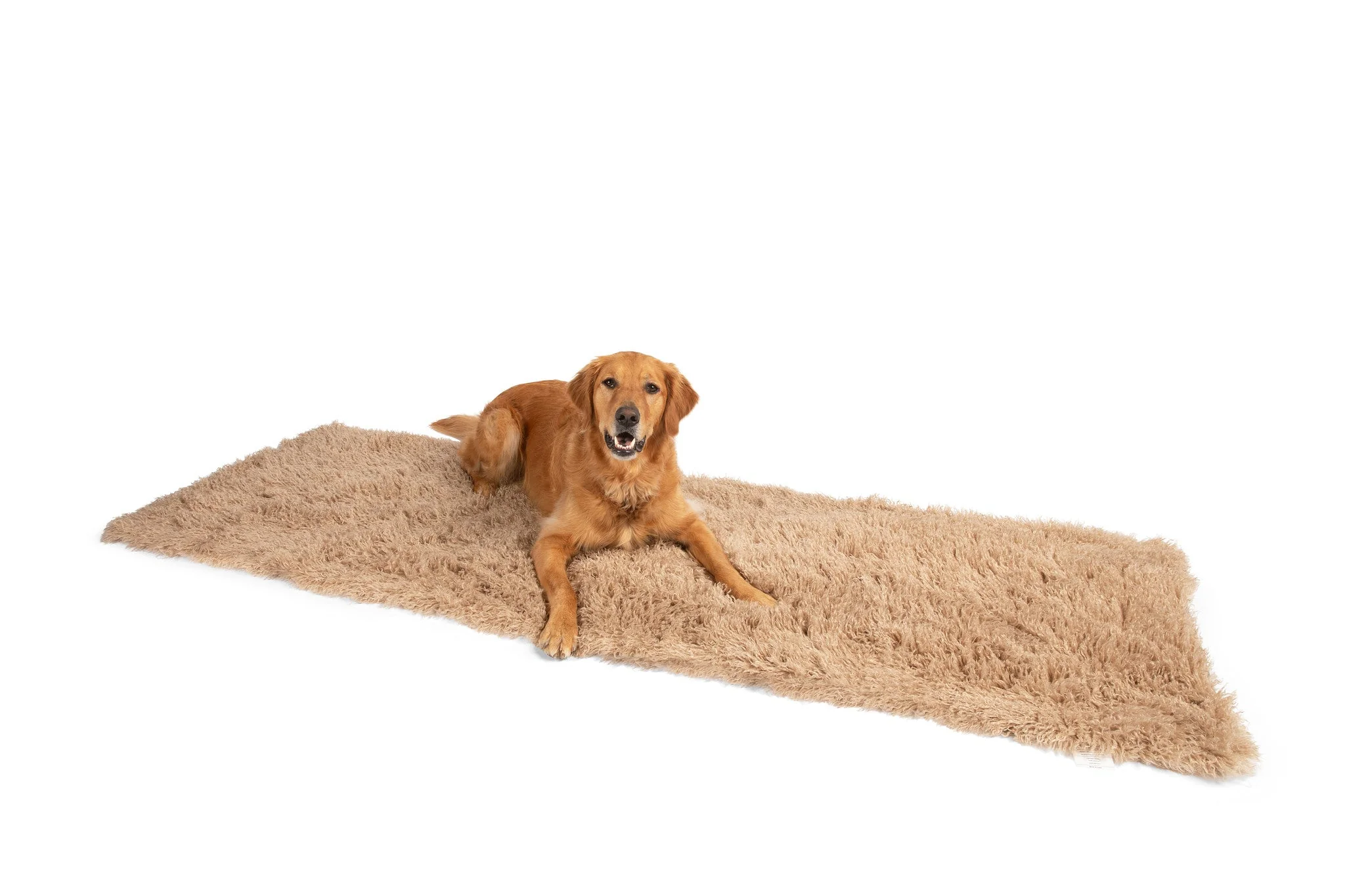 PupProtector™ Luxe Waterproof Bed Runner - Plush Sheep Tan - Image 5