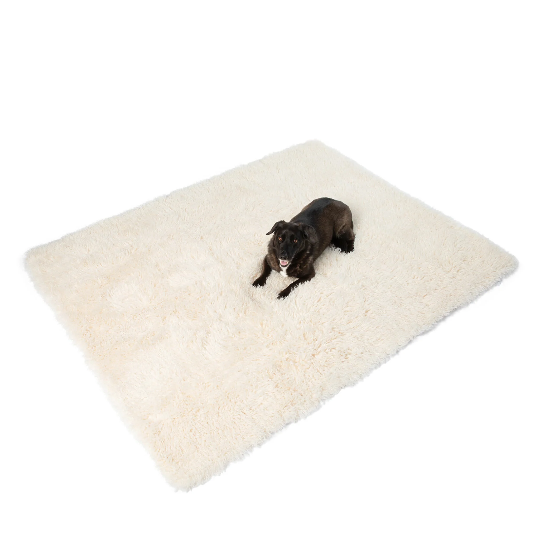PupProtector™ Luxe Waterproof Faux Fur Blanket - Plush Sheep Ivory - Image 4