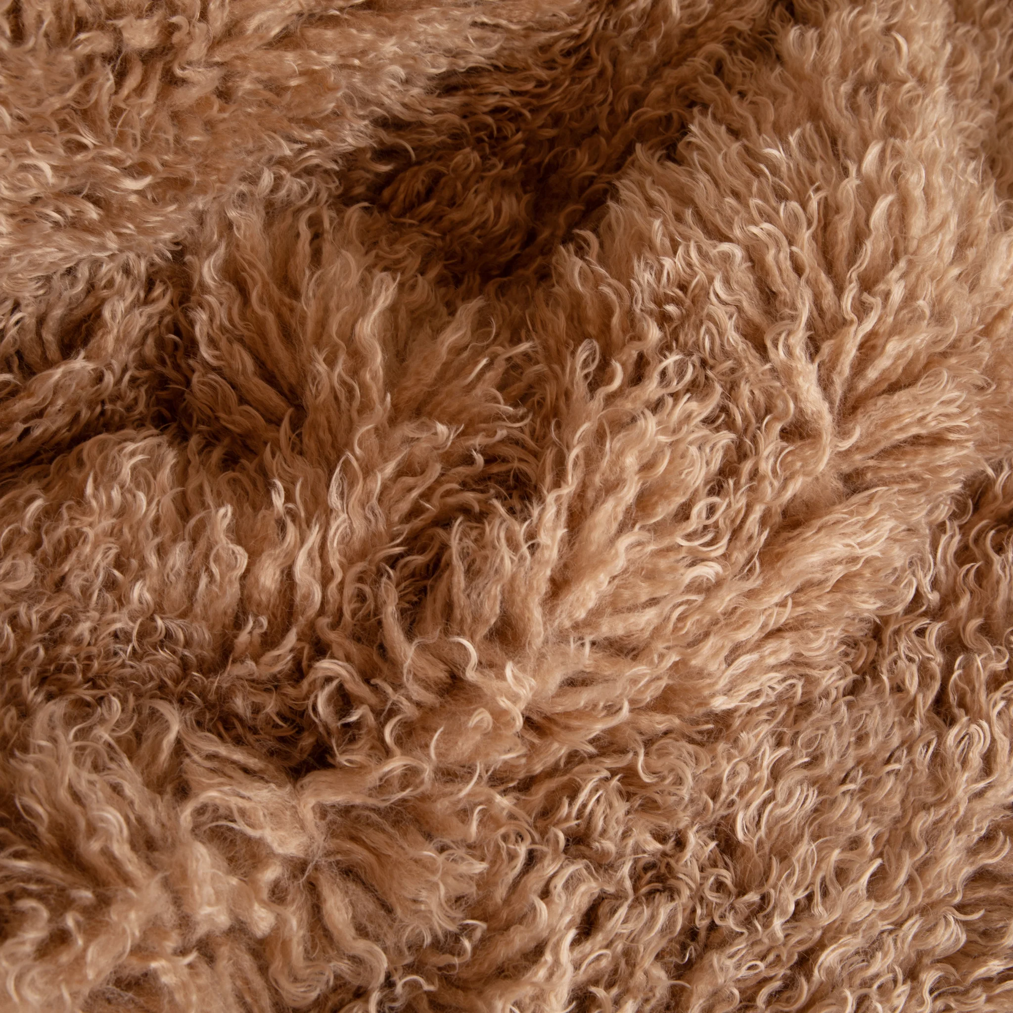 PupRug® Luxe Faux Fur Orthopedic Dog Bed -  Plush Sheep Tan - Image 10