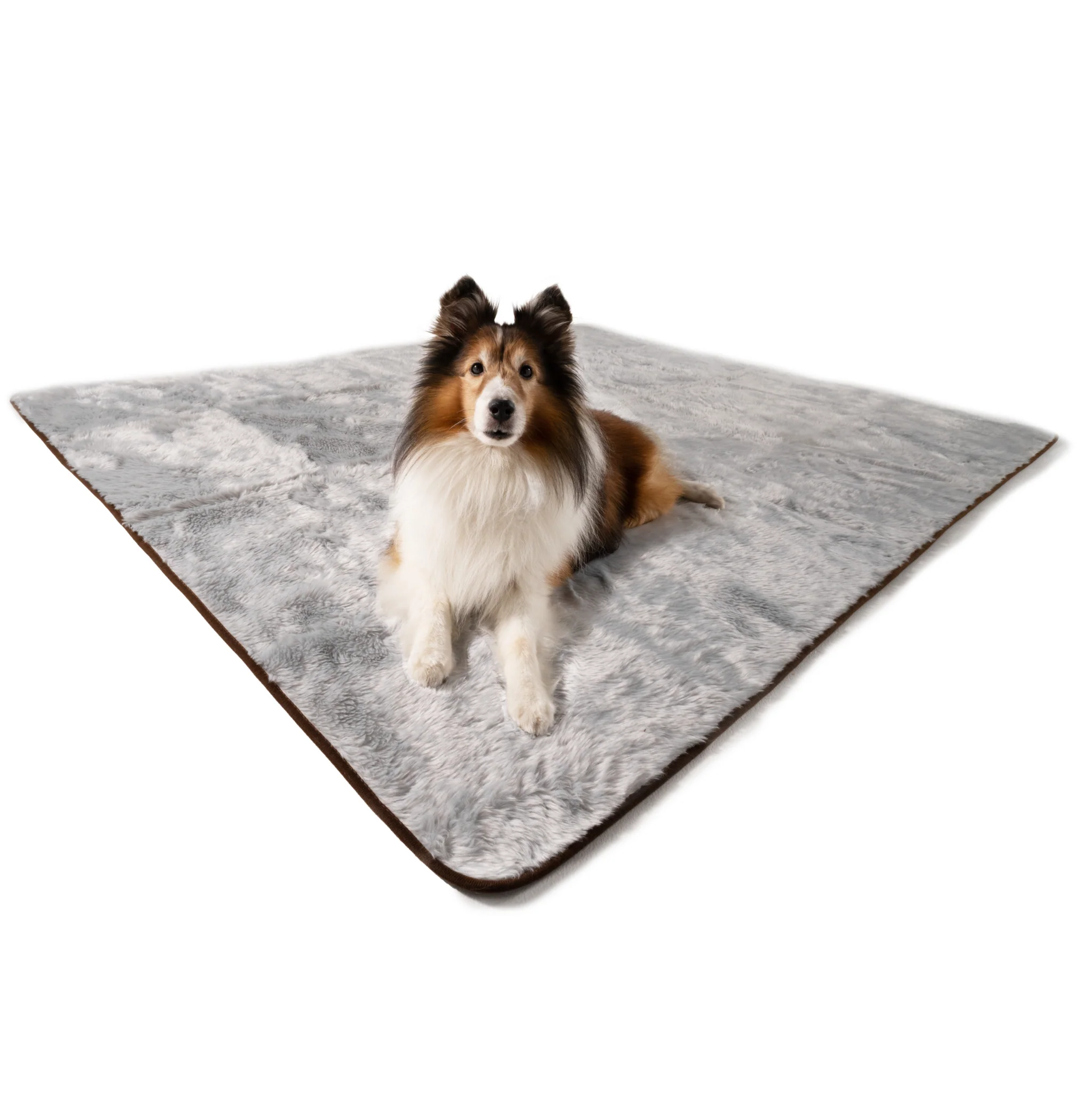 PupProtector™ Summer Short Fur Waterproof Throw Blanket - Grey - Image 3