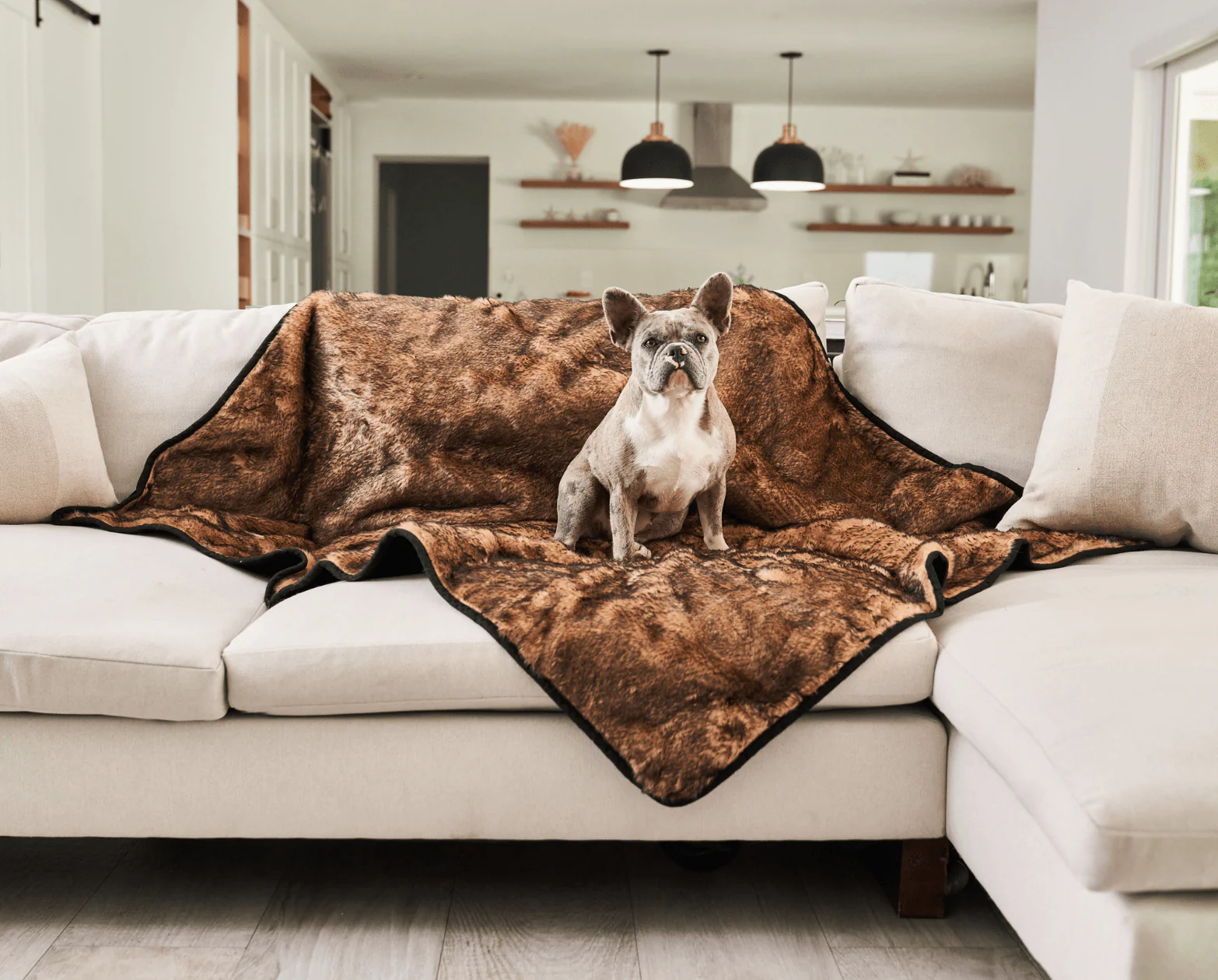 PupProtector™ Summer Short Fur Waterproof Throw Blanket - Sable Tan - Image 10