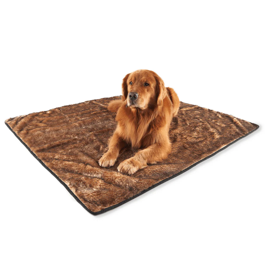 PupProtector™ Summer Short Fur Waterproof Throw Blanket - Sable Tan - Image 6