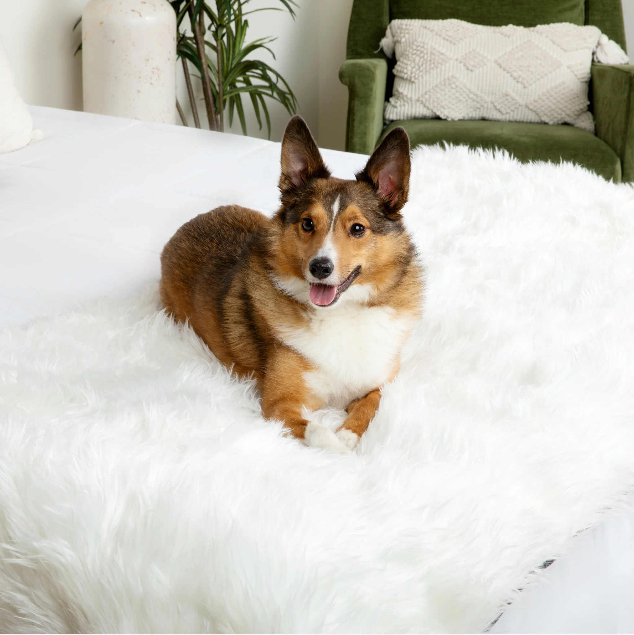 PupProtector™ Waterproof Bed Runner - Polar White - Image 4