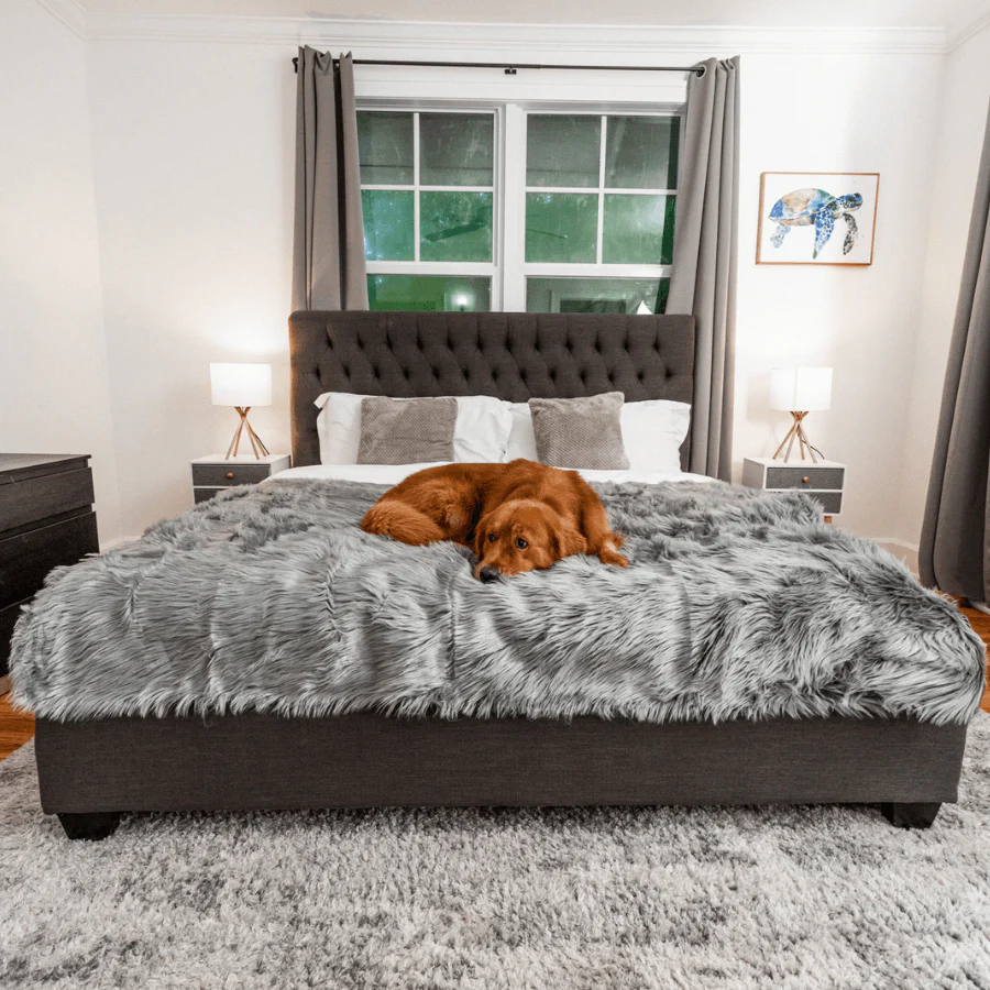 PupProtector™ Waterproof Throw Blanket - Charcoal Grey - Image 6