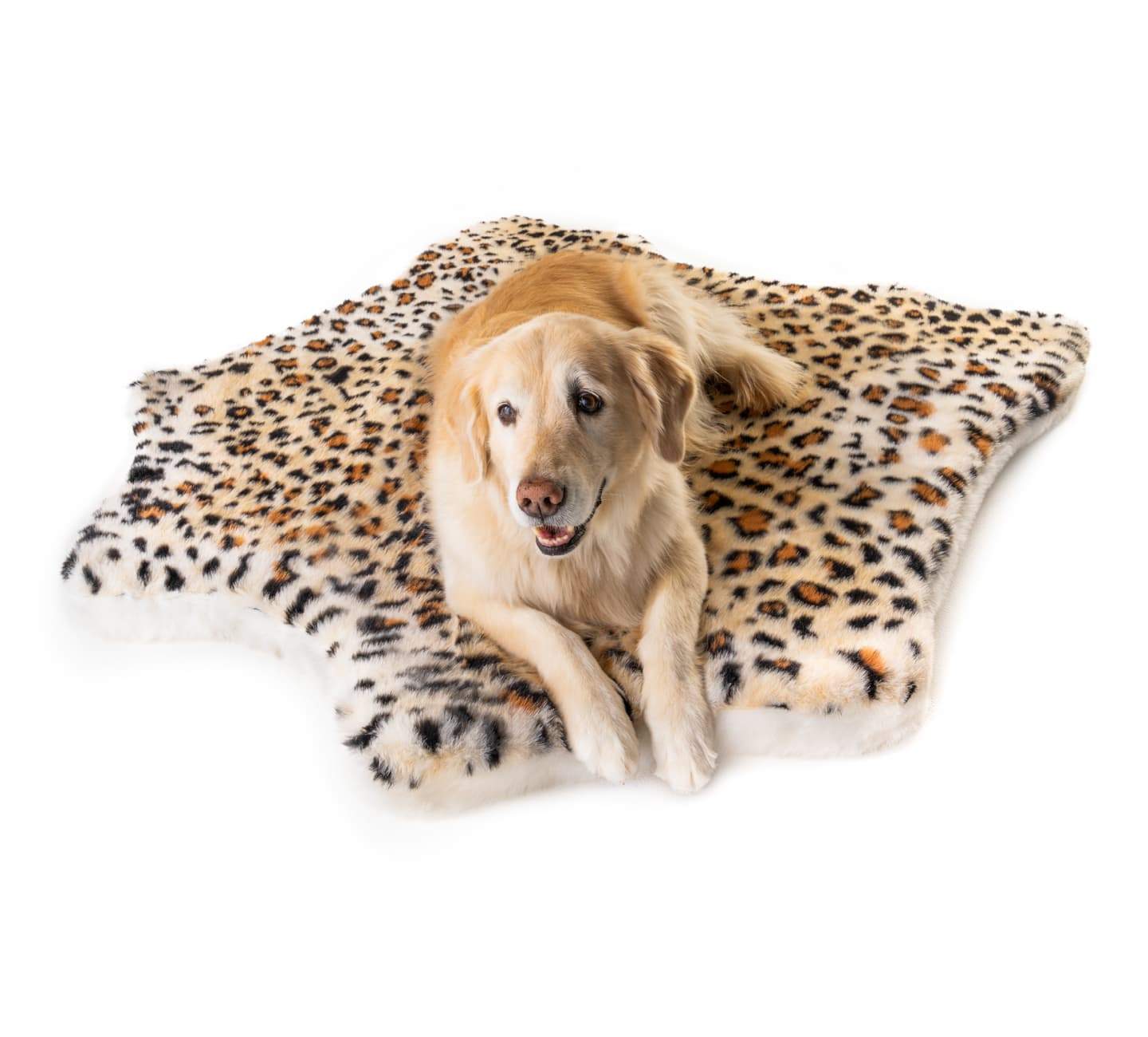 PupRug™ Animal Print Memory Foam Dog Bed - Cheetah Faux Print - Image 6