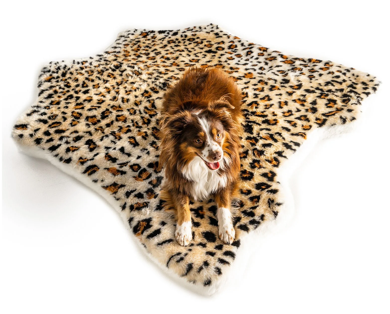 PupRug™ Animal Print Memory Foam Dog Bed - Cheetah Faux Print - Image 8