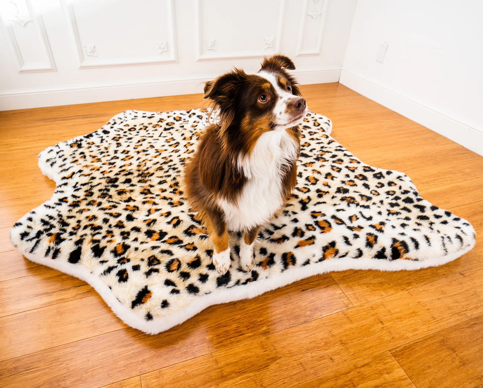 PupRug™ Animal Print Memory Foam Dog Bed - Cheetah Faux Print - Image 9
